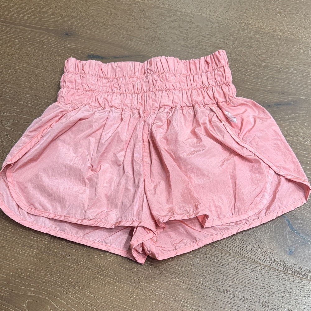 FREE PEOPLE FP Movement Pink Athletic Shorts, High Waist size M - Picture 2 of 5